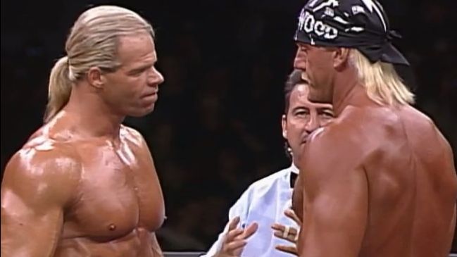 Lex Luger Vs Hollywood Hogan (WCW Nitro, 1997-08-04)