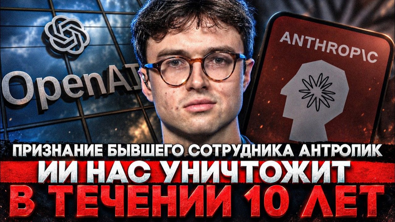 Alex СМОТРИТ ЖУТКОЕ ПРИЗНАНИЕ БЫВШЕГО СОТРУДНИКА Anthropic И OpenAI