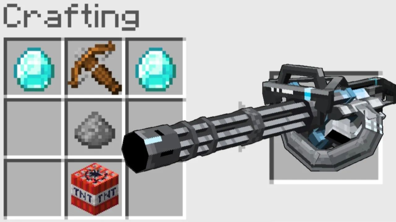 Minecraft, но я могу крафтить ОП-оружие!