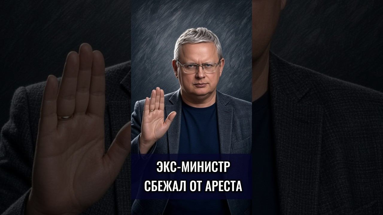 Экс-министр сбежал от ареста