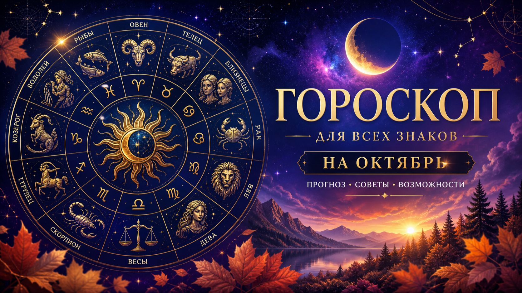ГОРОСКОП 💫 Раки  на Октябрь