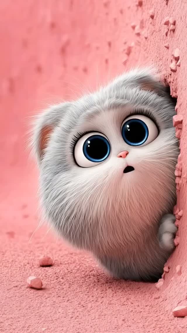 Один котик. Одно „мяу“. Много умиления. Милое видео для детей.Мультики для детей и малышей