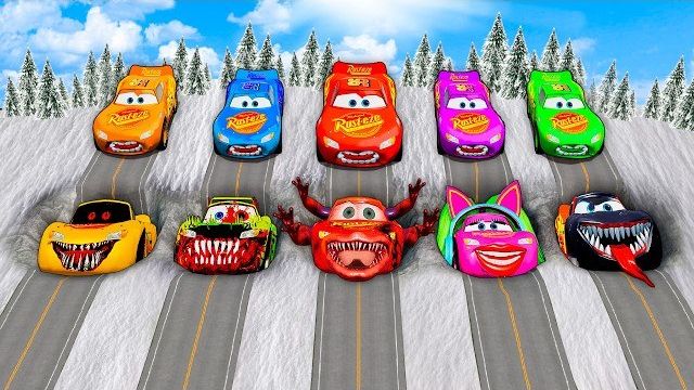 Мега-трансформер «Тачки» от Pixar превратите большого и маленького Молния Маккуина в зомби-Маккуина!