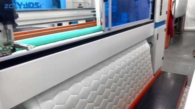 Линия производства матрасных панелей: стёжка, раскрой и обработка четырёх сторон