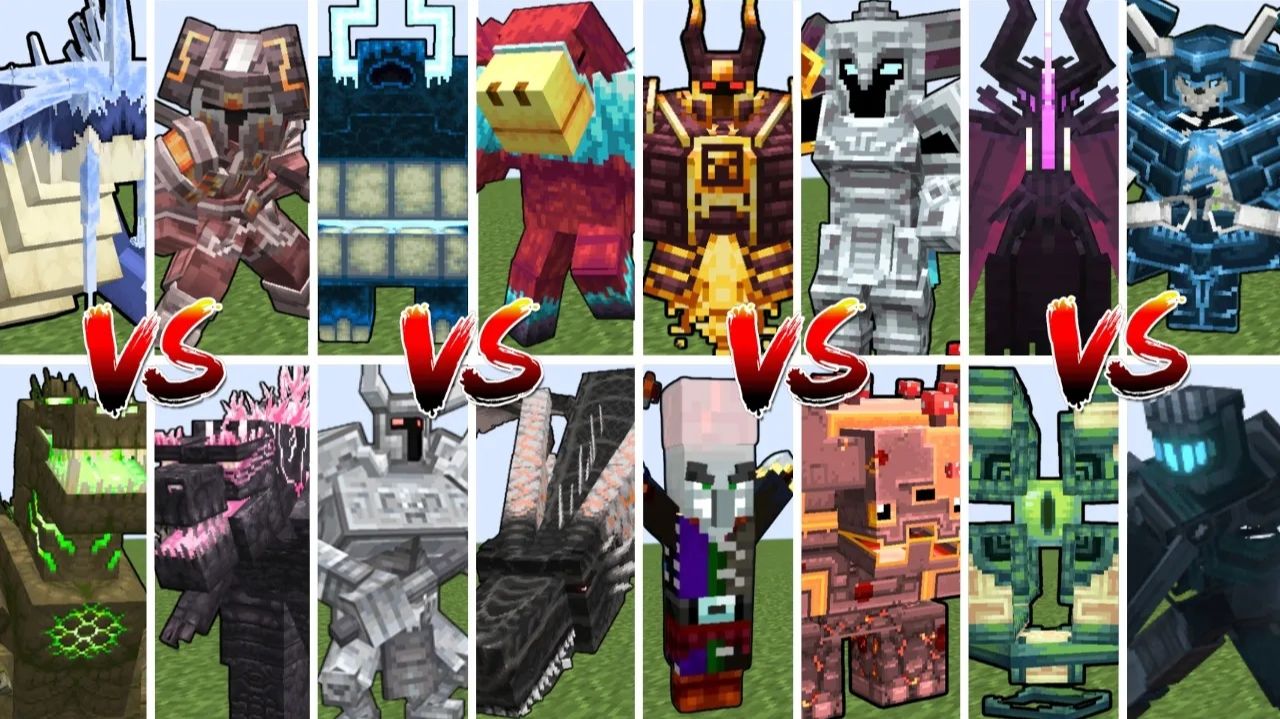 Сильнейший босс из всех модов — турнир Minecraft Mob Battle!