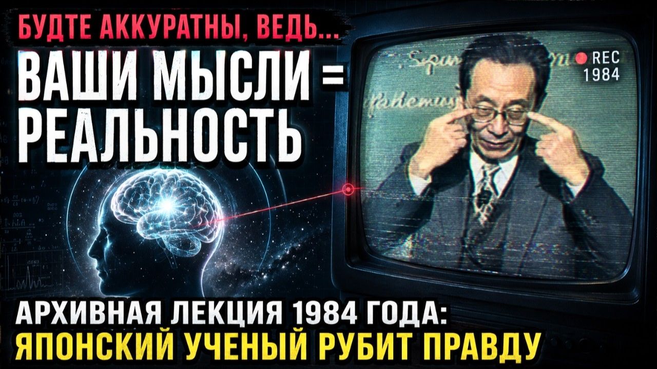 04. НАЙДЕНА Архивная Запись 1984 Года: Японский Ученый ВСКРЫЛ УСТРОЙСТВО НАШЕЙ РЕАЛЬНОСТИ