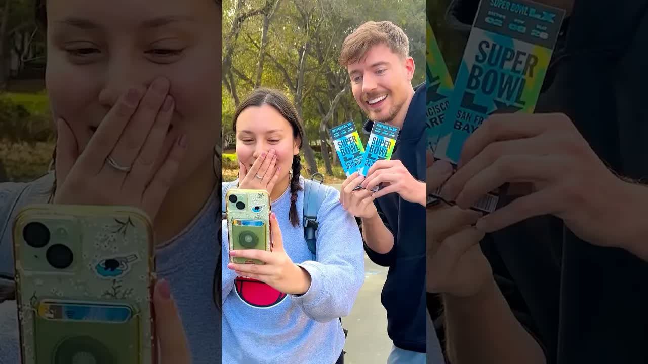 Ответьте На Звонок, Выиграй Билеты На Суперкубок (Мистер Бист | Mr Beast)