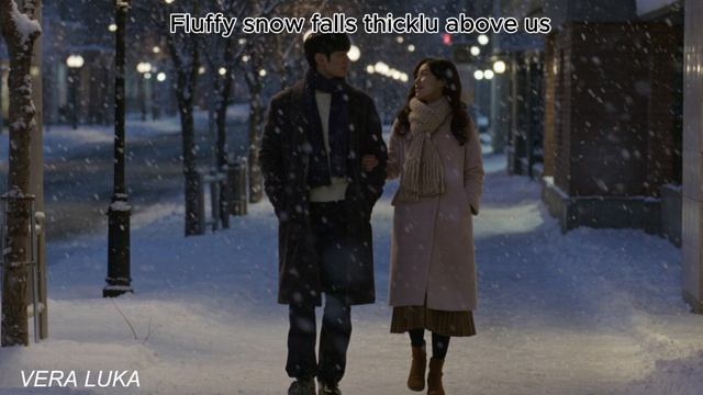 Fluffy Snow Falls Thicklu Above Us Музыка на вечер. Душевная песня