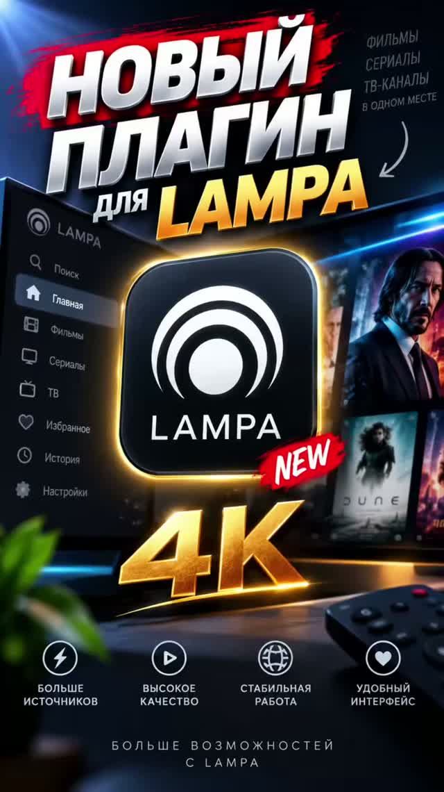 Новый Плагин Lampa 4K