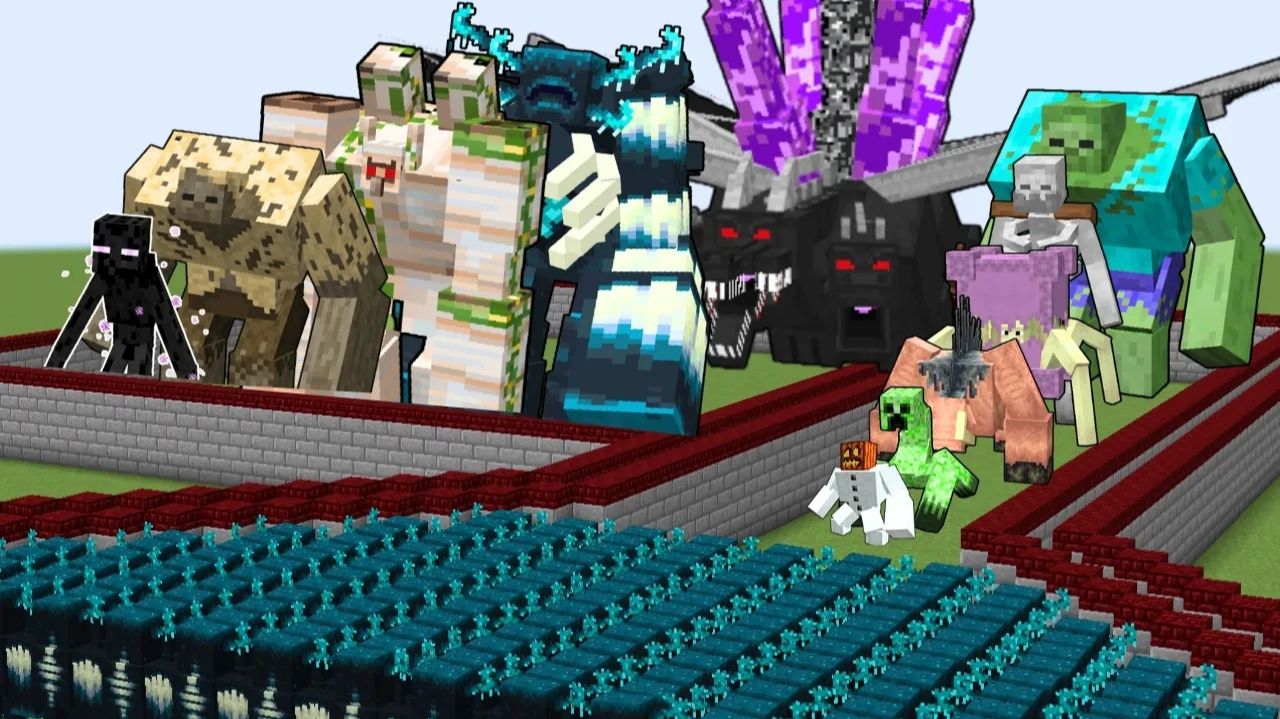 100 WARDEN Deathrun — битва мутантов в Minecraft!