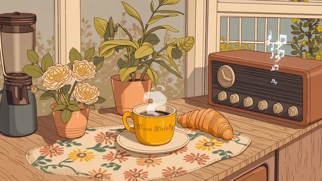 Summer Morning Calm With Lofi Hip Hop Playlist ☕🌻🍃 Perfect Focus & Study Ambience