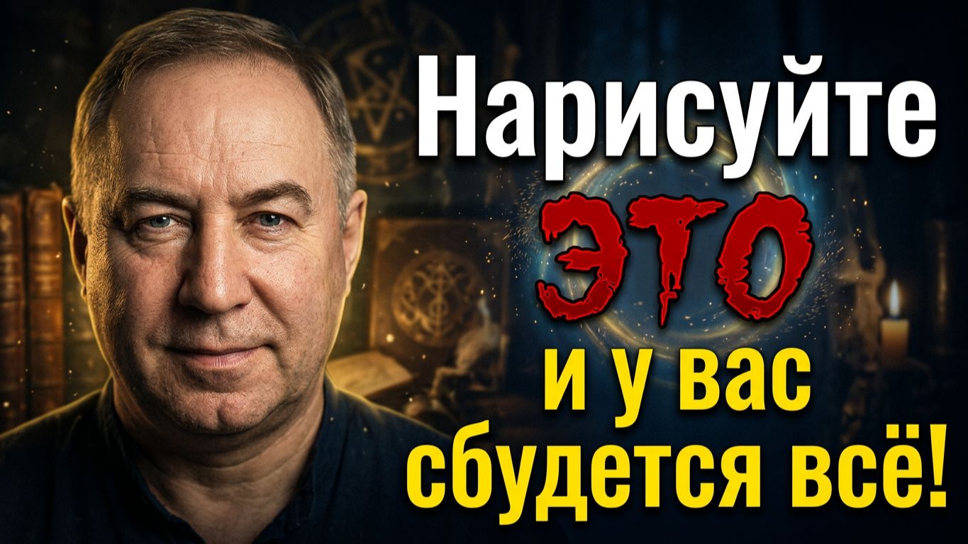 Это не магия, а Закон! Нарисуйте ЭТО и у Вас сбудется всё, о чём мечтаете