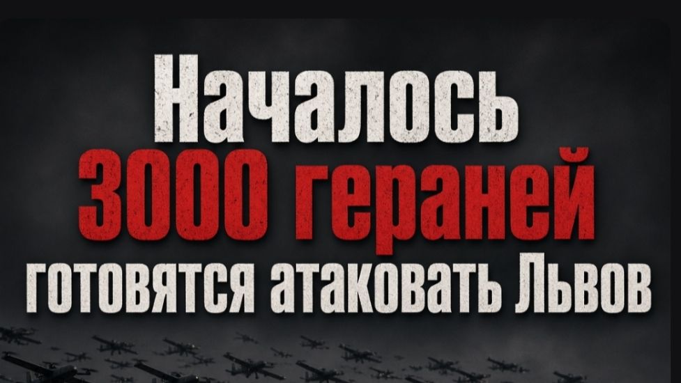 НАЧАЛОСЬ 3000 ГЕРАНЕЙ ГОТОВЯТСЯ АТАКОВАТЬ ЛЬВОВ