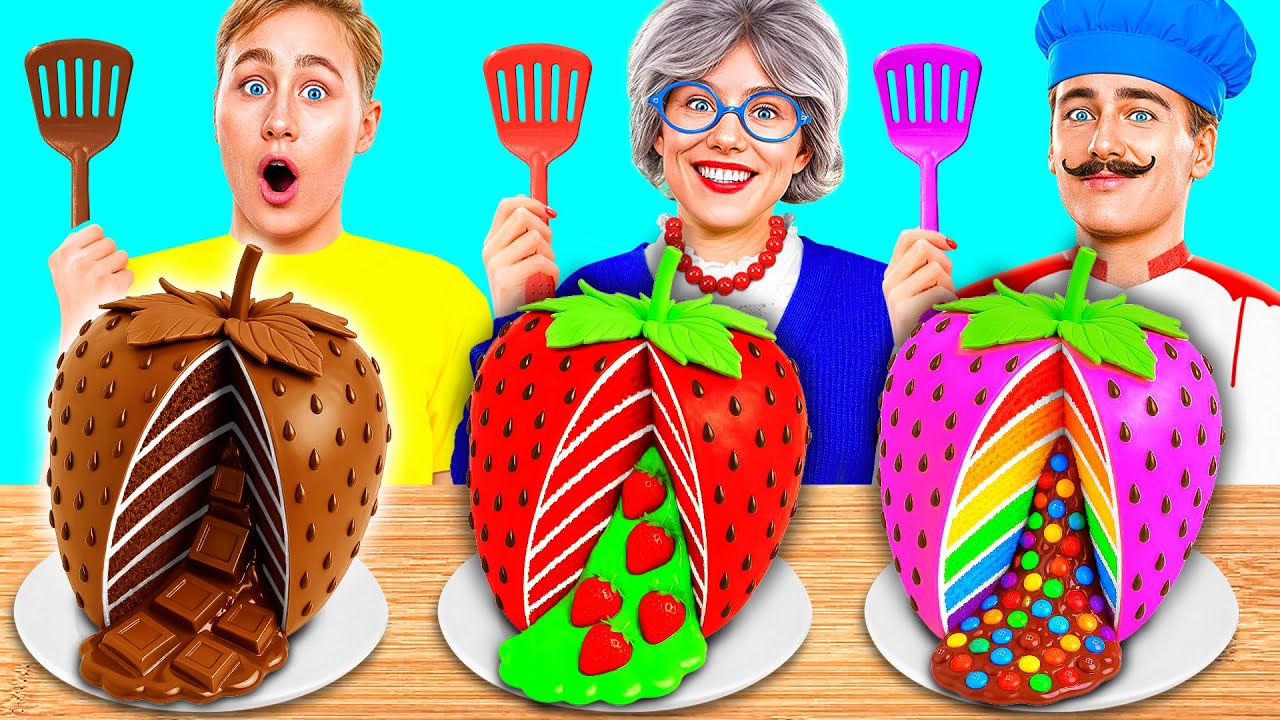 Me Vs Grandma Cooking Challenge | Awesome Food Challenges By TeenDO