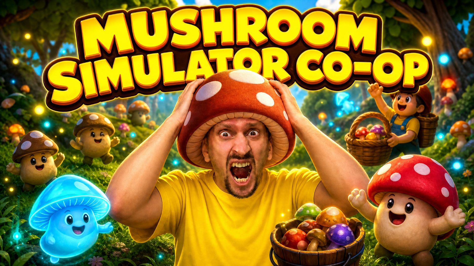 КАК БЫТЬ ГРИБОМ? 🍄🍄🍄 Mushroom Simulator Co-op #СТРИМ 2