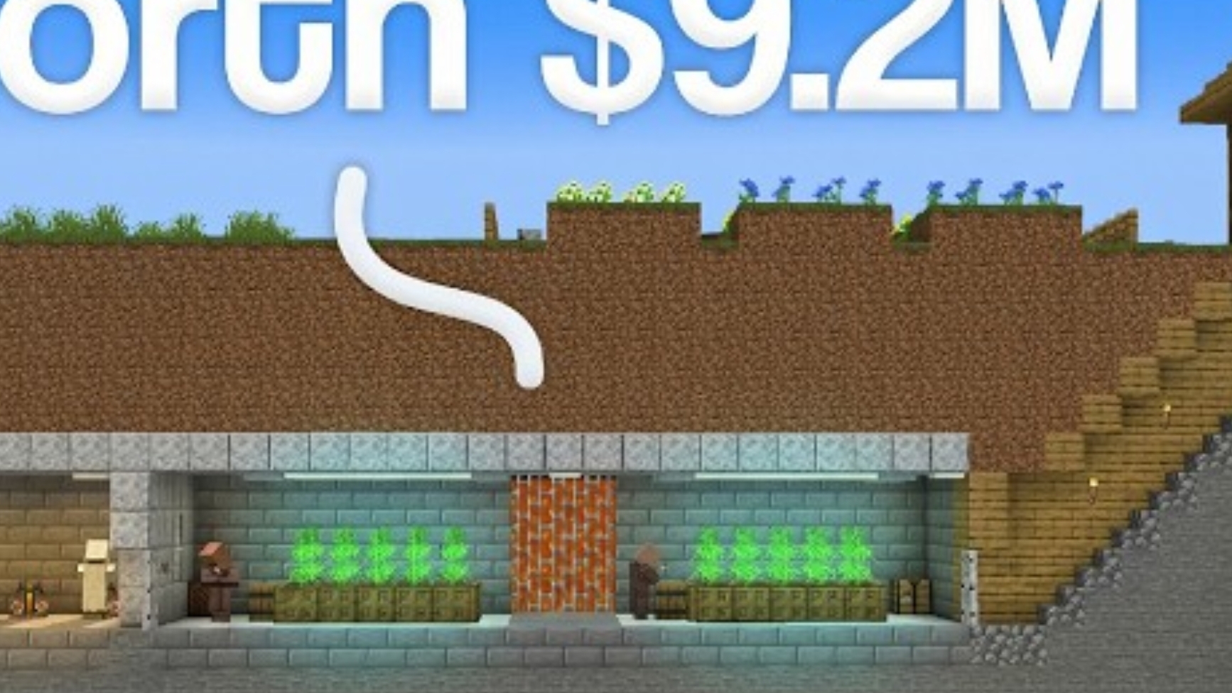 I Expanded My Secret Underground Weed Cartel rn Minecraft