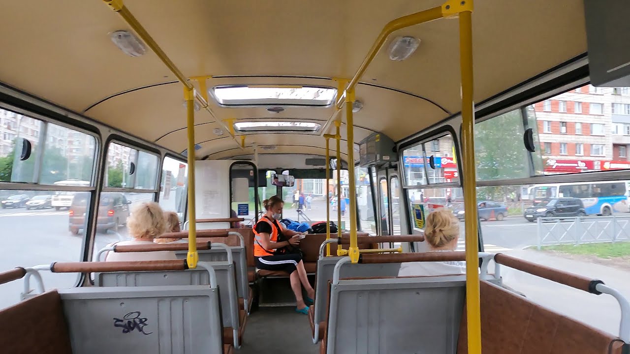 Архангельск Travel 4K In The PAZ-32054 Bus. автобус ПАЗ-32054