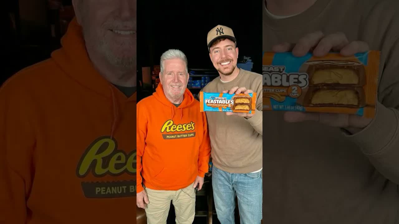 Внук Reese Оценивает Feastables Vs Reese’s (Мистер Бист | Mr Beast)