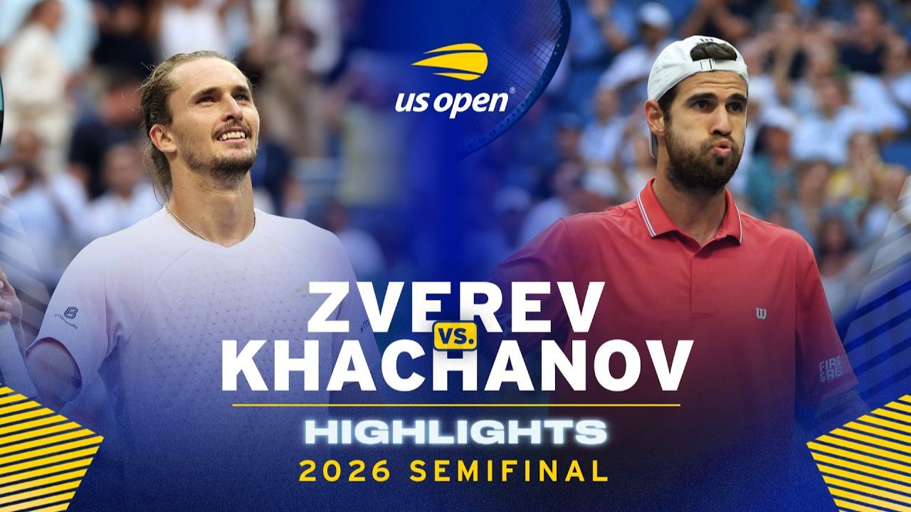 12.09.26 | Хайлайты | Александр Зверев Vs Карена Хачанова | Мужчины | Полуфинал | US Open 2026