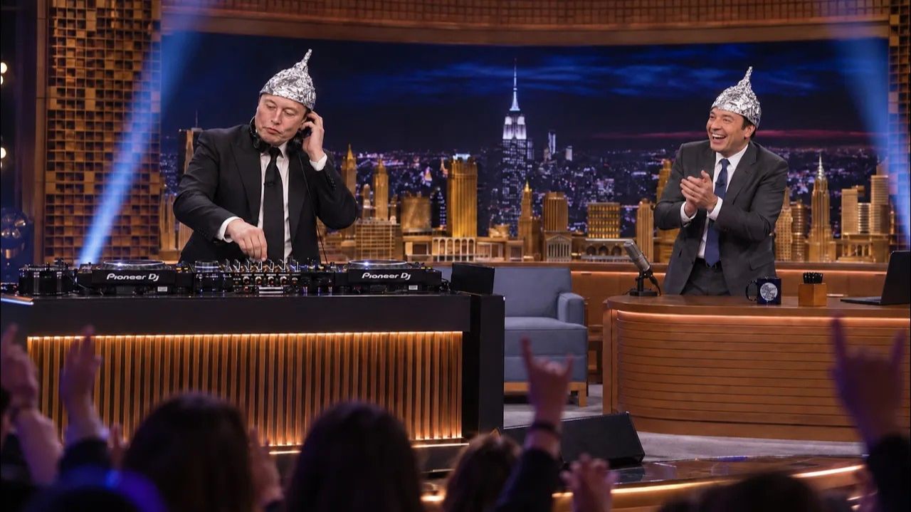 Elon Musk Turns Jimmy Fallon’s Show Into A Techno Rave