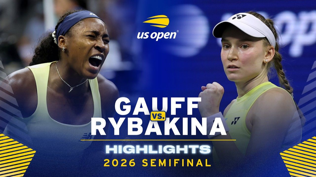11.09.26 | Хайлайты | Коко Гауфф Vs Елены Рыбакиной | Женщины | Полуфинал | US Open 2026