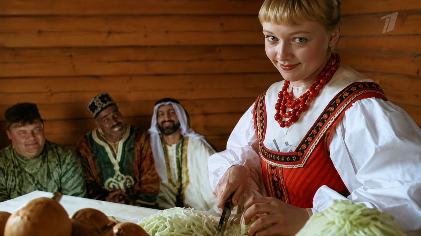 Русское радио - заставка с арабом и луком, 2001