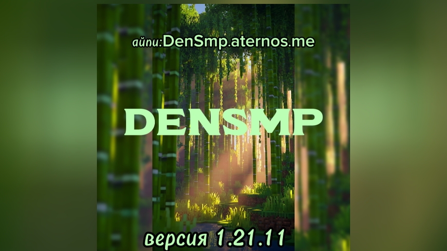 Видео про DenSmp что стало айпи DenSmp.aternos.me версия 1.21.11