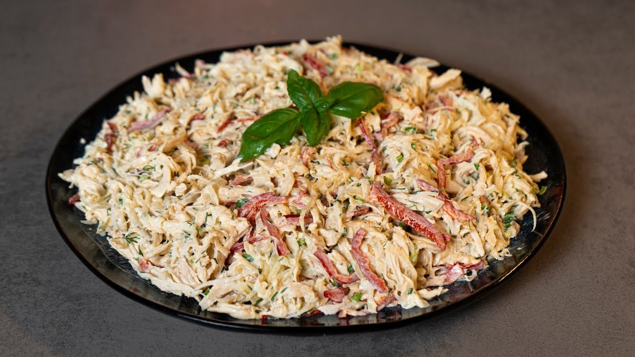 Грузинский салат - ацецили! Вкусный и полезный салат.