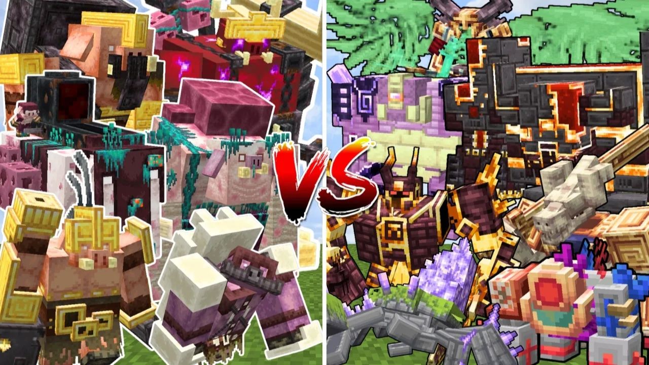 Все боссы Minecraft Legends VS все боссы L_Ender’s Cataclysm! Моб-битва