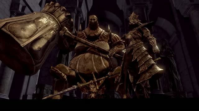 DARK SOULS™ REMASTERED ч.24 боссы Орнштейн и Смоуг и Гвиндолин Тёмное Солнце