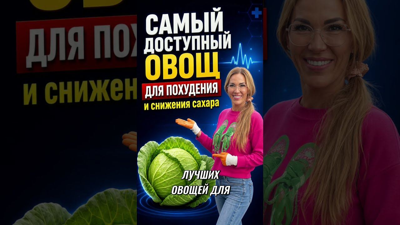 ❤️ ЭТОТ ДОСТУПНЫЙ ПРОДУКТ ПОМОЖЕТ ПОХУДЕТЬ И УЛУЧШИТ ГОРМОНАЛЬНЫЙ ФОН -КАПУСТА. #похудение #диабет