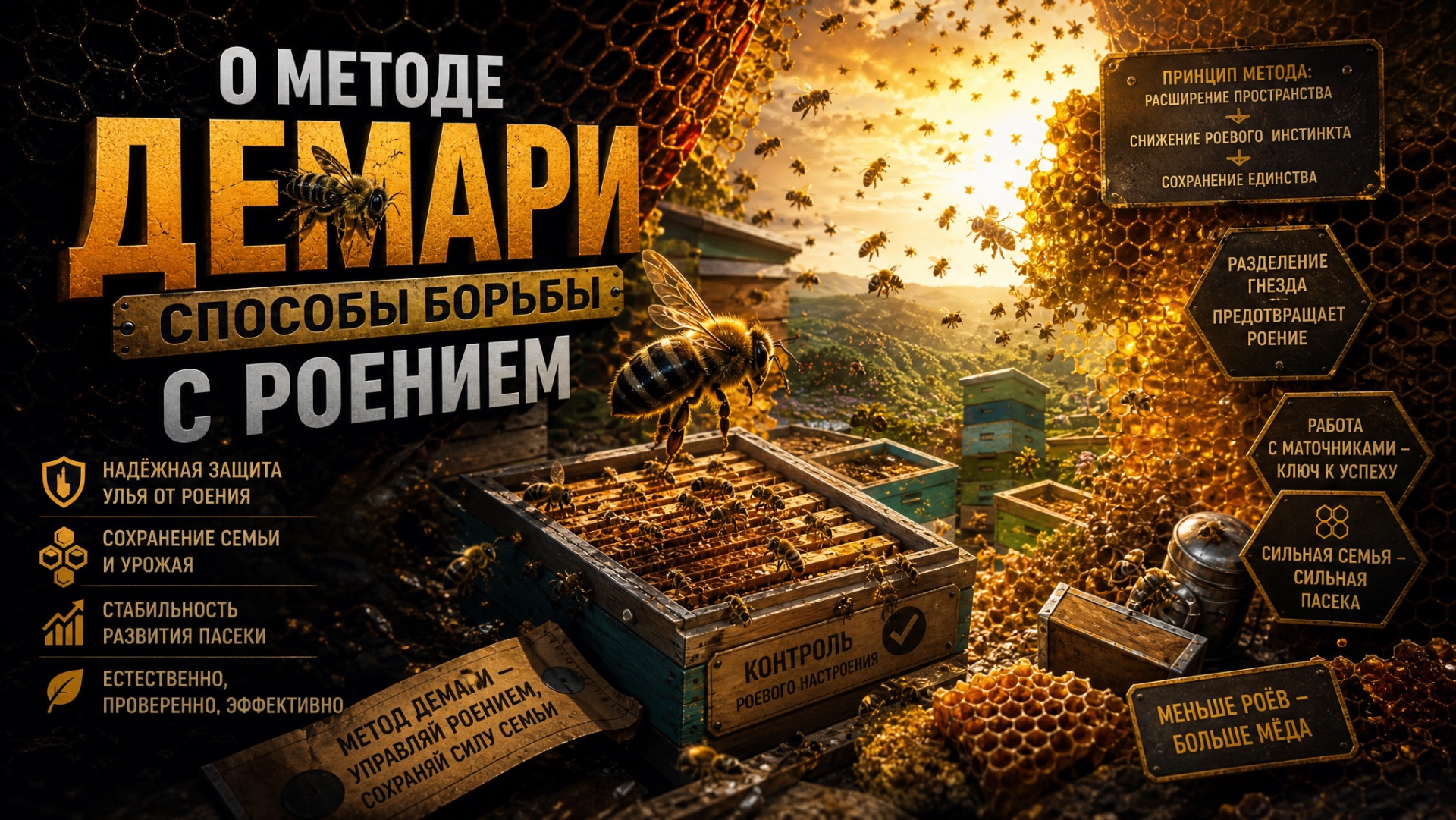 Метод Демари — позволяет остановить подготовку семьи к роению