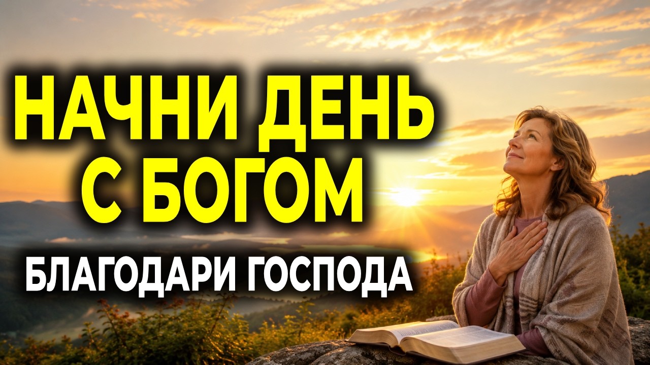 ПСАЛОМ 99  — НАЧНИ НОВЫЙ ДЕНЬ С БЛАГОДАРНОСТИ БОГУ