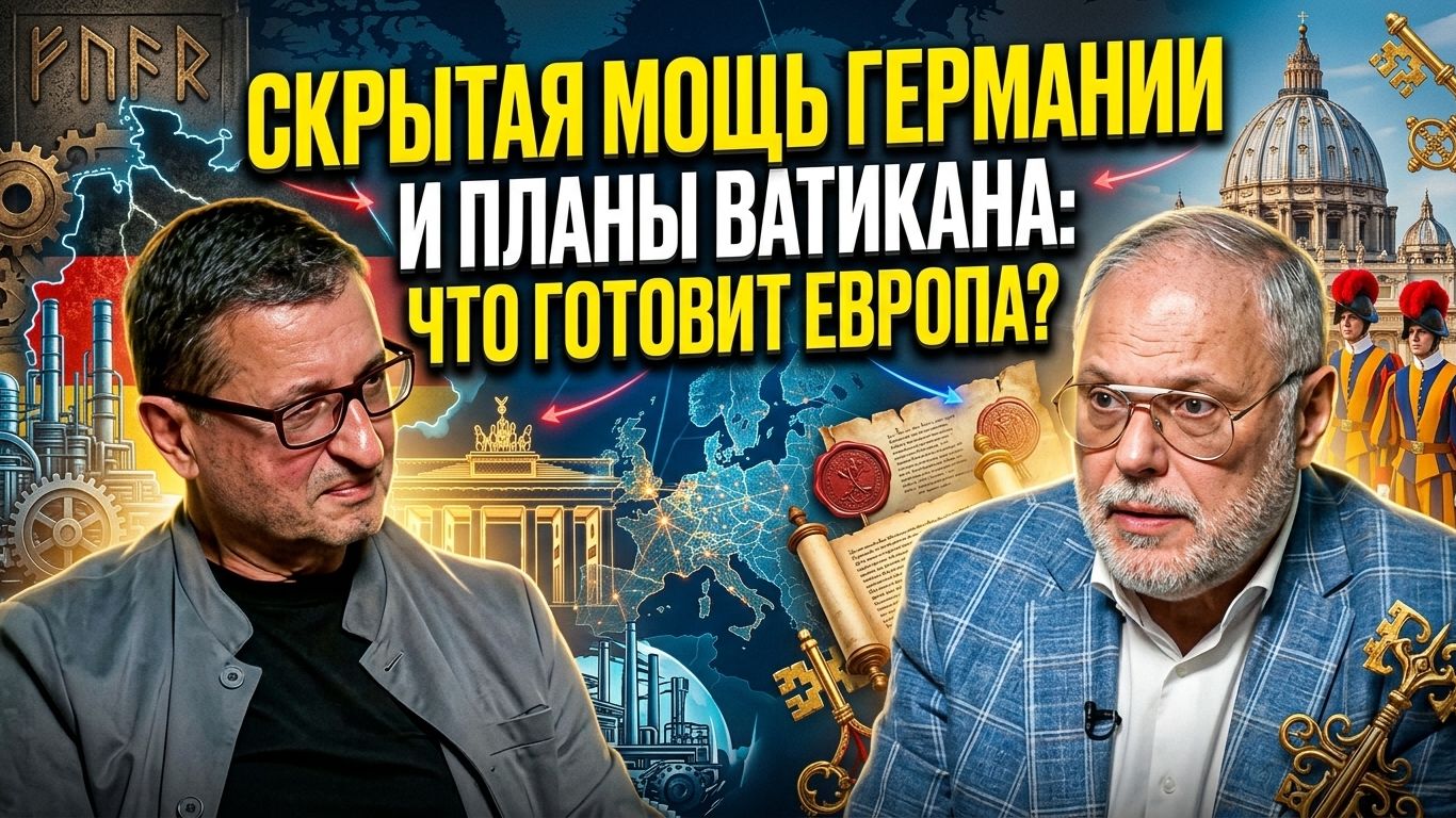 Скрытая мощь Германии и планы Ватикана: что готовит Европа? | Михаил Хазин и Александр Сосновский