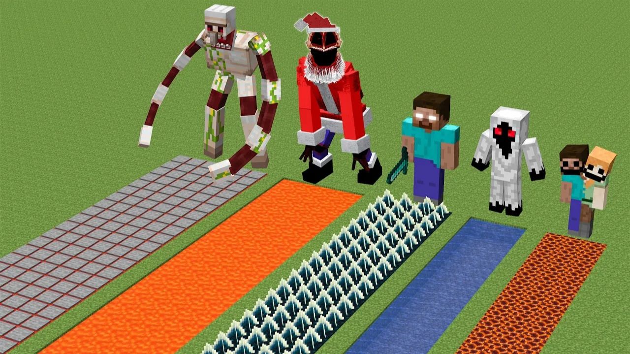 Какая крипипаста быстрее в Minecraft? Эксперимент
