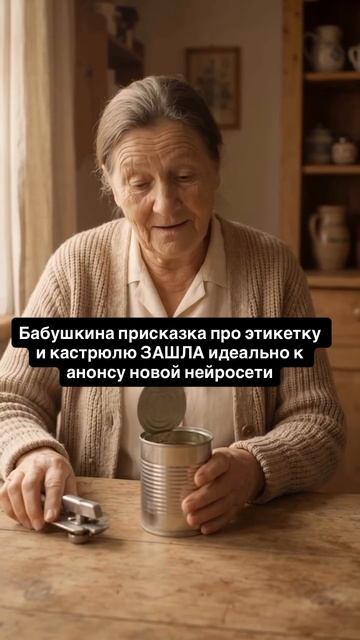 Бабушкина присказка про этикетку и кастрюлю ЗАШЛА идеально к анонсу новой нейросети: