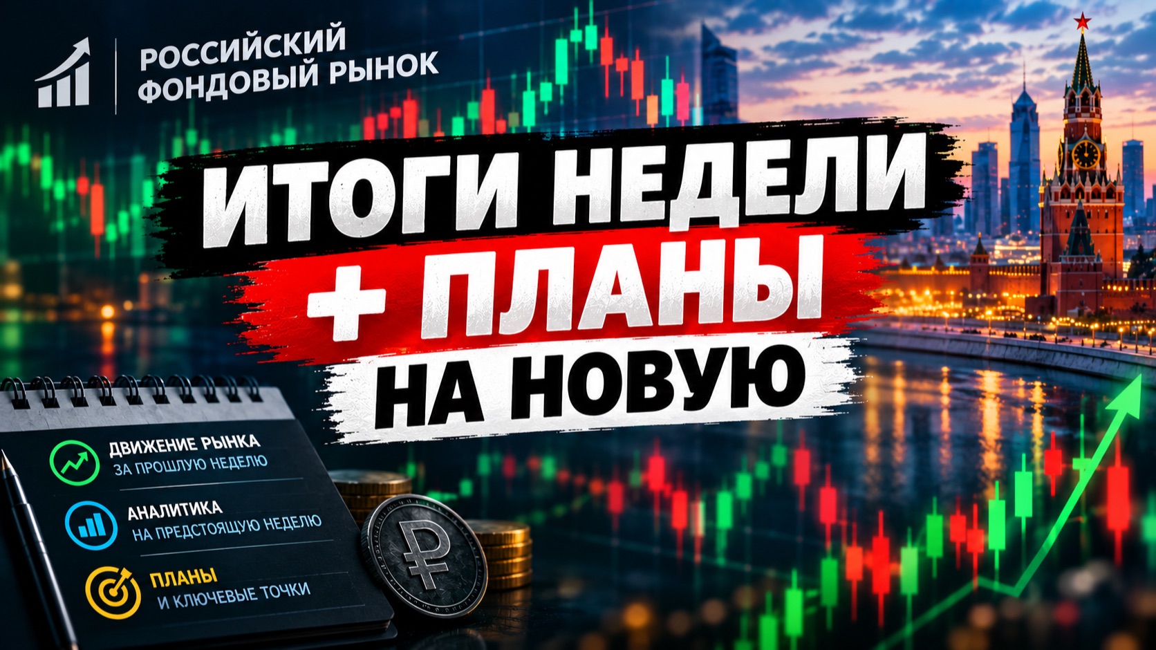 Итоги недели по РФ рынку + планы на новую! (Воскресный обзор)