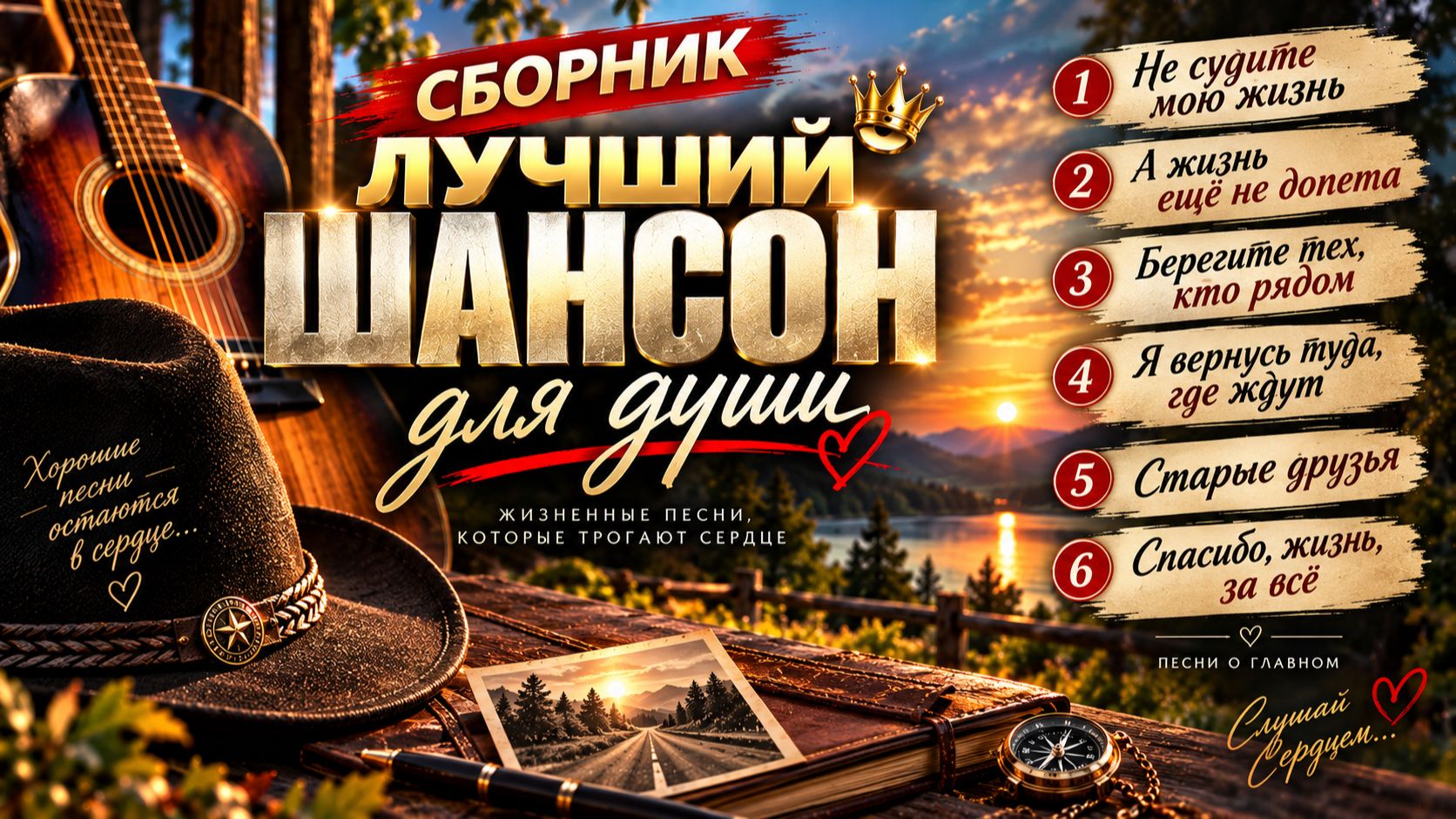 Лучший Шансон для души | Душевные жизненные песни со смыслом | Сборник шансона