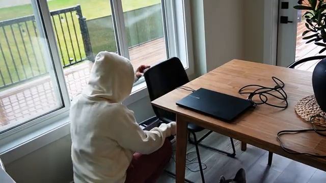 Chill Day At Home | Office Setup 🌧️