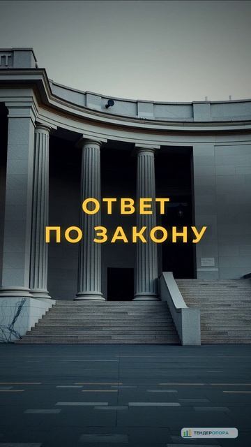 Госзакупки: односторонний отказ заказчика — 10 дней на ответ | ТендерОпора