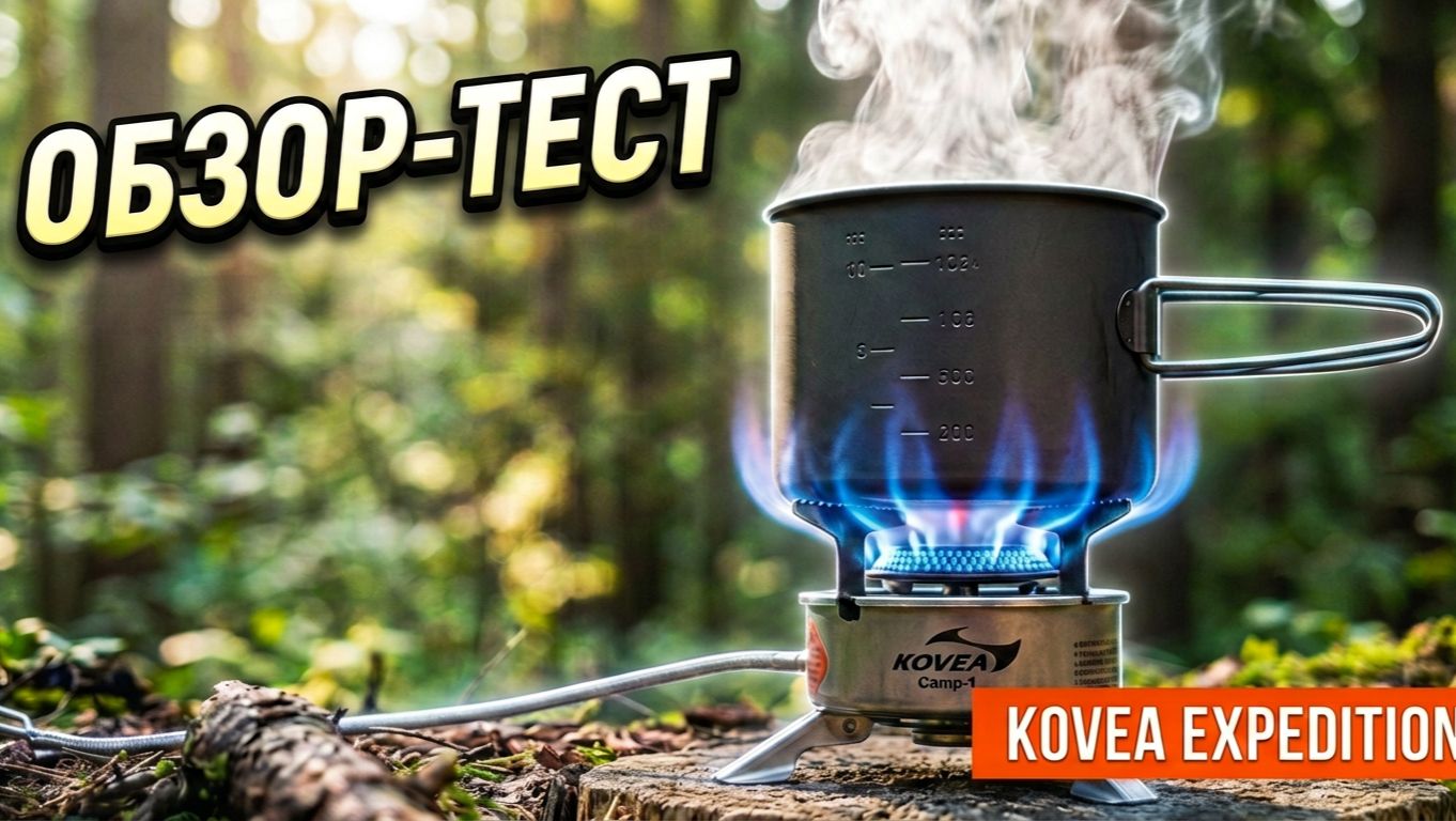 Обзор и тесты газовой горелки Kovea Expedition Stove Camp-1 TKB-N9703 | SteinHouse