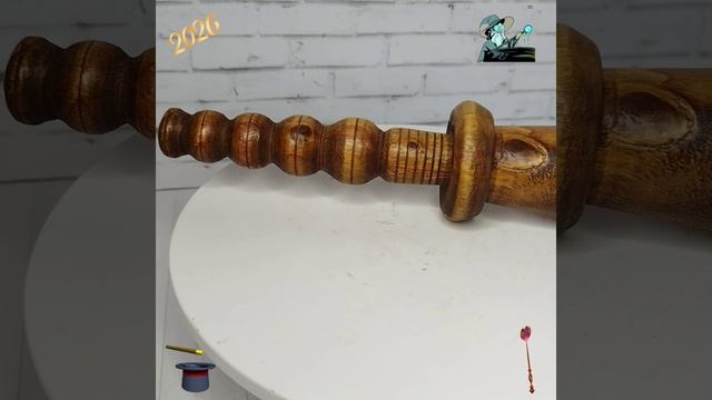 Детская волшебная палочка резьба