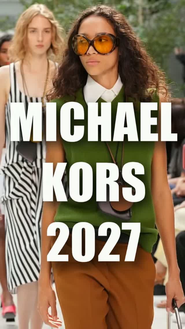❤️ MICHAEL KORS 2027 коллекция весна-лето Неделя моды в Нью-Йорке с нашей авторской песней