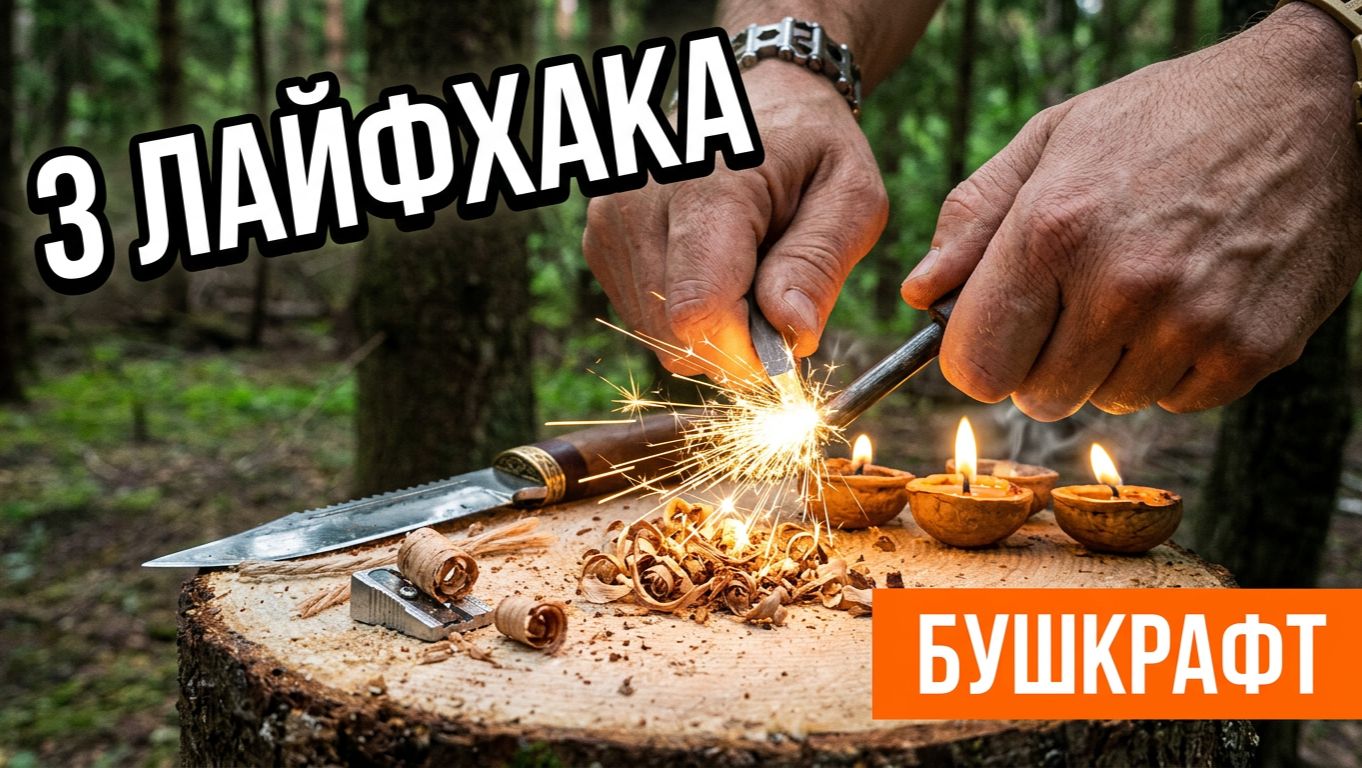 Идеи для бушкрафта, кемпинга, выживания и активного отдыха на природе