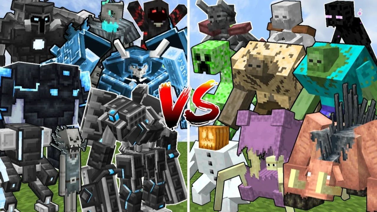 Мутанты Minecraft VS мобы EEEAB — кто победит?