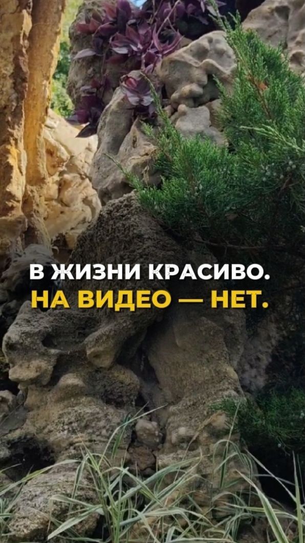 В жизни красиво. На видео — нет.