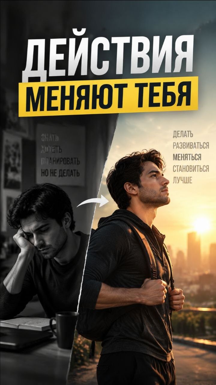 ДЕЙСТВИЯ МЕНЯЮТ ТЕБЯ