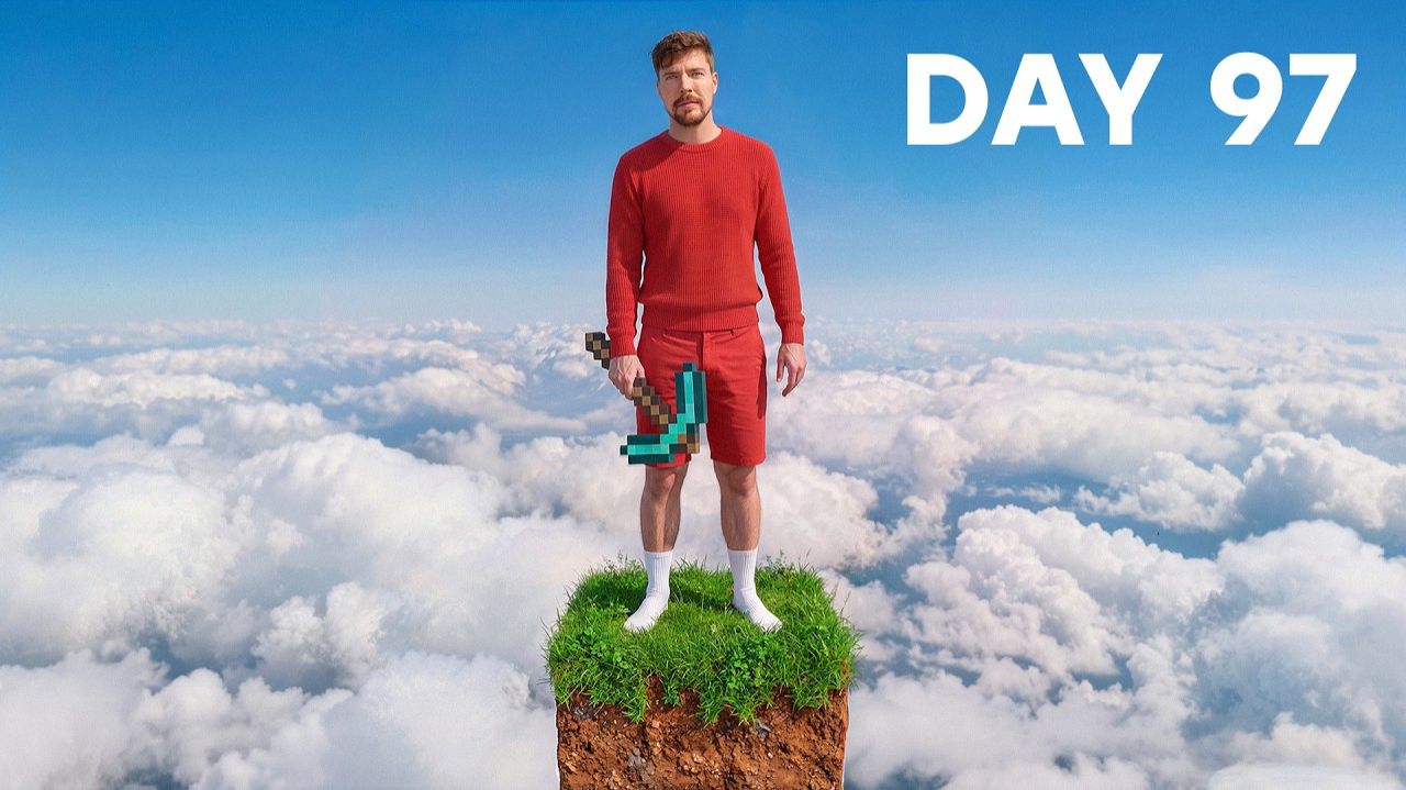 Я Выжил 100 Дней На Одном Блоке [MrBeast/Мистер Бист]