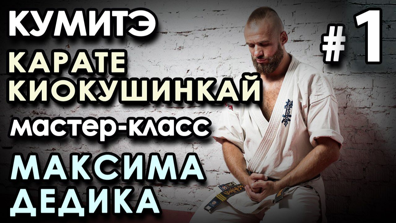 Техника и Тактика ведения ПОЕДИНКА в Карате: семинар Максима ДЕДИКА - 1.