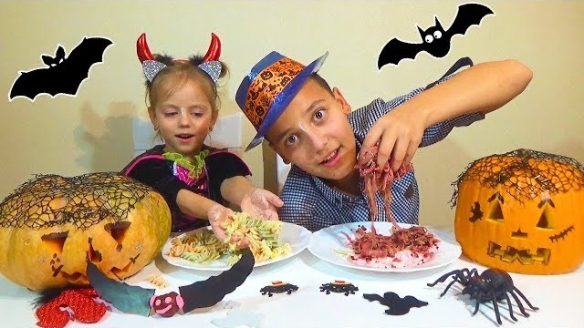 ЧЕЛЛЕНДЖ Хэллоуин Необычные вкусы Сюрпризы Halloween CHALLENGE 2017